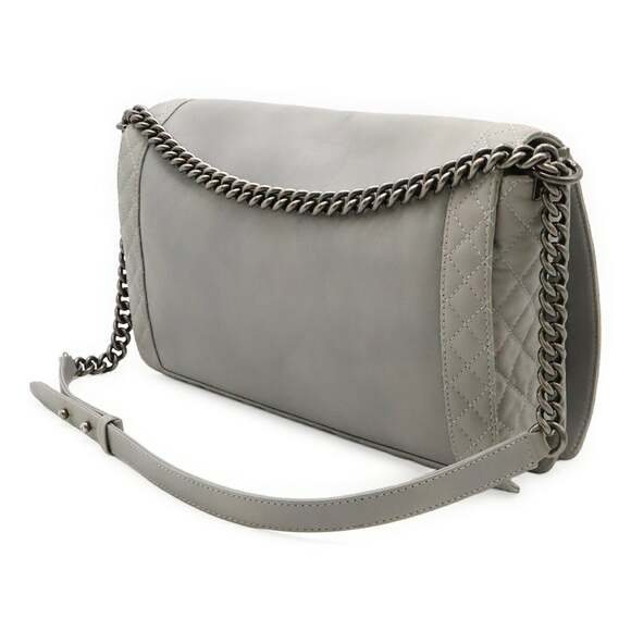 Reverso Boy Flap Bag Calfskin Large #205849C26B - Picture 3 of 9